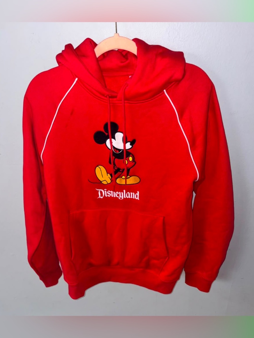 Disney Red Mickey Mouse Crewneck Sweatshirt